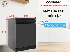 Máy rửa chén thông minh COMFEE CDWEF1533GB-WU-VN