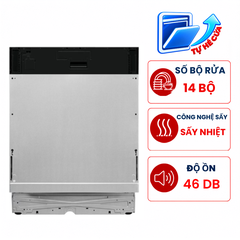 Máy rửa bát Electrolux UltimateCare 700 dòng 14 bộ âm tủ EEM48300L
