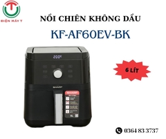 Nồi chiên không dầu Sharp KF-AF60EV-BK 6 lít