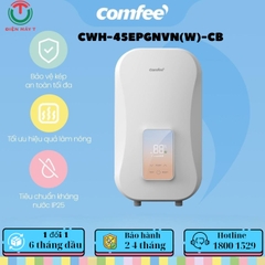 Máy tắm nước nóng trực tiếp COMFEE CWH-45EPGNVN(W)-CB _ Hàng chính hãng