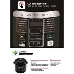 Nồi áp suất điện đa năng Tefal 6 lít CY601868 _ Hàng chính hãng
