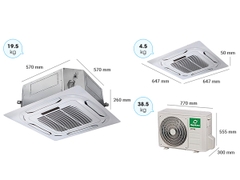 Điều hòa âm trần Nagakawa 50000BTU 1 chiều NT-C50R1M03