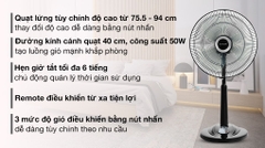 Quạt lửng Sharp PJ-L40RV-DG