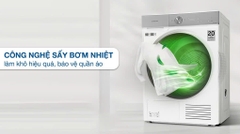 Máy sấy bơm nhiệt Samsung Bespoke AI 9 kg DV90BB9440GH/SV