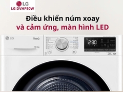 Máy Sấy Bơm Nhiệt LG Inverter 10.5 Kg DVHP50W