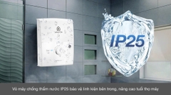 Máy nước nóng trực tiếp Ariston 4500W AURES EASY 4.5 P _ Có bơm