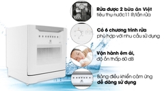 Máy rửa chén mini Electrolux ESF6010BW