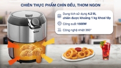 Nồi chiên không dầu Tefal EY201D15 4.2 lít _ Hàng chính hãng