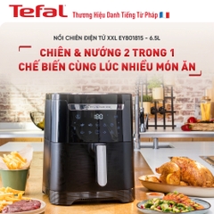 Nồi chiên không dầu Tefal 2in1 Easy Fry & Grill 6.5L XXL EY801815 _ Hàng chính hãng