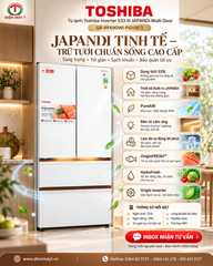 Tủ lạnh Toshiba Inverter 533 lít Japandi Multi Door GR-RF690WI-PGV(67)