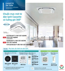 Máy lạnh Âm Trần Daikin inverter 13.600Btu FCFC40DVM/RZFC40EVM [2025]
