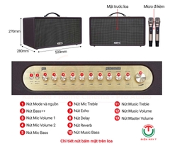 Loa Xách Tay Acnos Flac 36 ( NEW 2024 ) - Hàng chính hãng