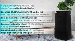 Máy lọc không khí Sharp 48W FP-J80EV-H