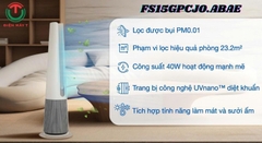 Máy lọc không khí LG PuriCare AeroTower FS15GPCJ0.ABAE - 40W