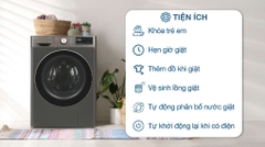 Máy giặt sấy LG AI DD Inverter FV1414H3BA - Giặt 14 kg - Sấy 8 kg
