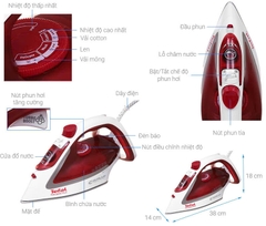 Bàn ủi hơi nước 2600W Tefal FV5717E0