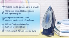 Bàn ủi hơi nước 2800W Tefal FV6872E0