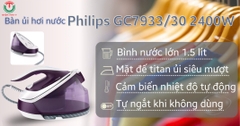 Bàn ủi hơi nước Philips GC7933/30