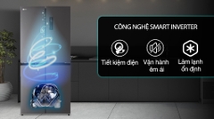 Tủ lạnh LG Inverter 470 lít Multi Door GR-B50BL
