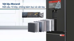 Tủ lạnh Toshiba Inverter 321 lít GR-RB405WEA-PMV(06)-MG