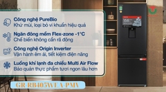 Tủ lạnh Toshiba Inverter 321 lít GR-RB405WEA-PMV(06)-MG