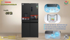 Tủ lạnh Toshiba Inverter 471 lít Multi Door GR-RF606WI-PMV(60)-AG [ Mới ]