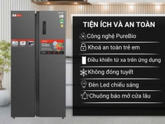 Tủ lạnh Toshiba Inverter 555 lít Side By Side GR-RS696WI-PMV(60)-AG