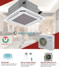 Điều Hòa Âm Trần Gree Inverter 24000Btu 1 Chiều GULD71T1/A-S/GULD71W1/NhA-S