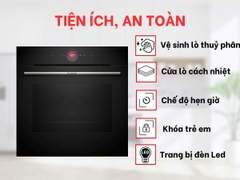 Lò nướng âm tủ Bosch 71 lít HBG7241B1 ( Series 8 )