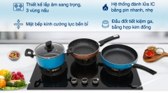Bếp ga âm 3 vùng nấu Hafele HC-G783B