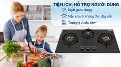 Bếp ga âm 3 vùng nấu Hafele HC-G783B