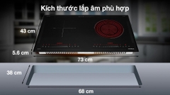 Bếp từ hồng ngoại lắp âm Hafele HC-H7321B