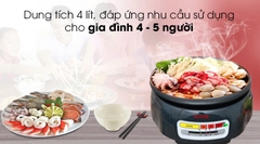 Nồi lẩu điện Supor HFK26EVN-130 4 lít