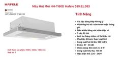 Máy hút mùi âm tủ Hafele HH-TI60D