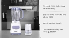 Máy xay đa năng 2 cối Philips HR2221
