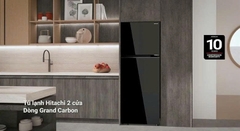 Tủ lạnh Hitachi Inverter 374 lít HRTN6408SAGBKVN