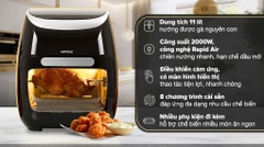 Lò chiên không dầu 11 lít Hafele HS-AF1102B