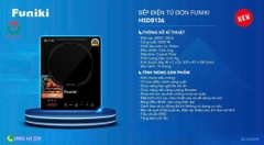Bếp từ đơn Funiki HSD8136 (tặng kèm nồi)