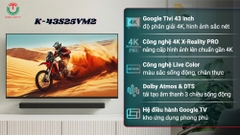 Google Tivi Sony 4K 43 inch K-43S25VM2