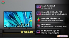 Google Tivi Sony 4K 65 inch K-65S30
