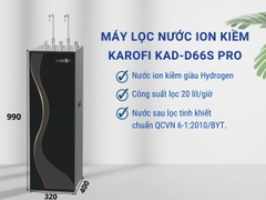 Máy lọc nước nóng lạnh Karofi KAD-D66S PRO - 11 Lõi