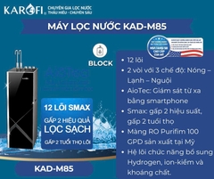 Máy lọc nước nóng lạnh Karofi KAD-M85 - 12 lõi lọc