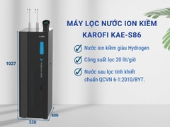 Máy lọc nước nóng lạnh Hydro-ion kiềm Karofi KAE-S86