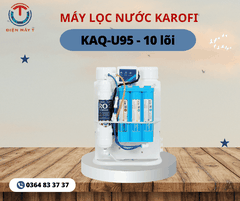 Máy lọc nước không vỏ RO Karofi KAQ-U95 10 lõi