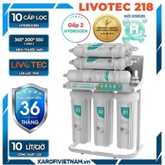 Máy lọc nước Karofi Livotec 218 - Hydrogen 10 Lõi Mới 2026