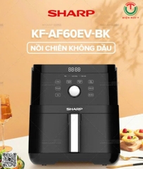 Nồi chiên không dầu Sharp KF-AF60EV-BK 6 lít
