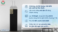 Máy lọc nước RO nóng nguội lạnh Hydrogen Kangaroo Sumire  12 lõi KG12A6