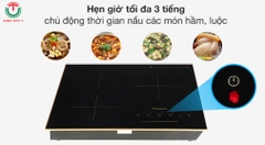 Bếp từ hồng ngoại 3 vùng nấu lắp âm Kangaroo KG446i