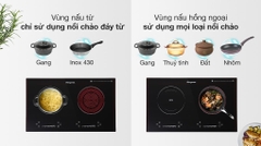 Bếp từ hồng ngoại lắp âm Kangaroo KG852i