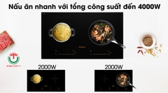 Bếp từ đôi lắp âm Kangaroo KG858i